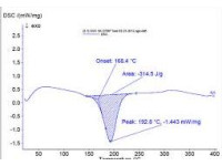 Test calorimetria differenziale (D.S.C.)